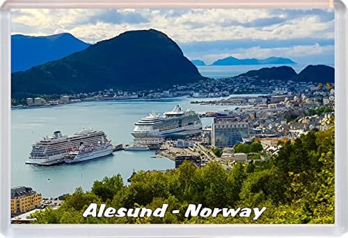 Baked Bean Store Alesund - Norway - 96 x 67mm Jumbo Fridge Magnet/Magnets BBSFHM246