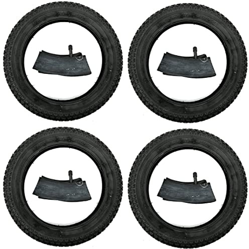 UK-Motors 4X Reifen +4X Schlauch 12,5 x 1,75 x 2 1/4 Kinderfahrrad Kinderwagen Puky Roller 12,5 47-203