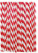 WedDecor Pack of 750 Biodegradable Paper Party Straws, Great for Drinking Cocktails, Cold Drinks & Alcohol Suitable to All Occasions & Weddings, Christmas, Parties, Red & White