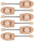 BY BNS Unisex Comfort Concept Holz, Gr. 40/41 Herren, 3 Paar Schuhspanner, Holzfarben