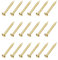 METALLIXITY Small Nails (1.2x12mm) 200pcs, Brass Tiny Hardware Nails - for Household Woodworking, Brass Tone