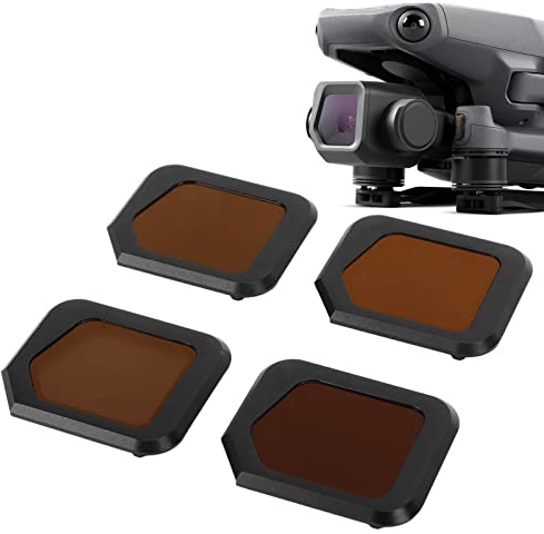 ND Filter Set für Drohne, 4 Stück HD Filter aus Optischem Glas mit Neutraler Dichte für Mavic 3 Classic Drone, Wasserdichter ND8 ND16 ND32 ND64 Filter für Videoaufnahmen