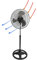 Vie Air - 18 Metal Oscillating Fan for Industrial Pedestal - Black