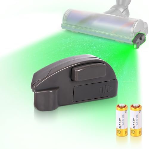 Staubmelder-Licht kompatibel mit Dyson Vakuum-LED-Lichtaufsatz, grünes LED-Licht für Staubsaugerkopf-Zubehör