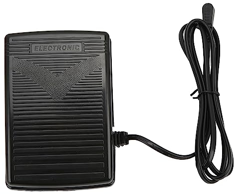 Leopacat NäHmaschinen FußPedal, Elektronische FußSteuerung NäHmaschine FußAnlasser Pedal FußSchalter Variable Controller HeimnäHmaschinen Geeignet Nur anwendbar:SC220 6160 6180 5400 XL-400