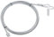 sourcing map 2 Stück 8,6 Fuß 2 Meter Garagentorkabel 3 mm Durchmesser Torsionsfederdrahtkabel, verzinkter Stahl