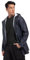 UNIQUEBELLA Veste de pluie légère pour homme avec capuche coupe-vent et respirante, bleu marine, XL
