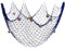 Fangoo Fischernetz deko Fischernetz Wanddekoration deko Muscheln Handgewebtes Fischernetz Mediterrane deko Hochzeit,Fotografie Wanddekoration (Blau 200x100cm)