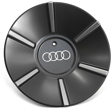Audi 4J3601165A Radzierkappe (1 Stück) Nabenkappe Radnabenabdeckung Radkappe, schwarz matt
