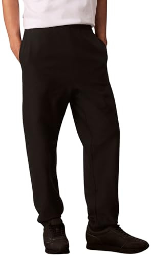 Calvin Klein Herren Jogginghose Premium Terry Monogram mit Tunnelzug