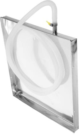 Angoily 1juego Bandeja De Drenaje Para Aire Acondicionado Resistente Fugas Con Manguera De Metros y Abrazadera Para Unidades Exteriores Fácil De Instalar y Duradero