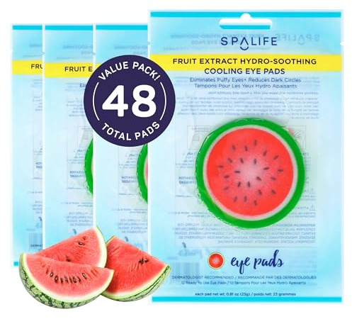 SpaLife Beauty Watermelon Hydro-soothing eye pads.