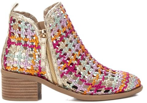 XTI - Botín Mujer Fucsia - Calzado Cómodo y Versátil - Moda casual - Modelo 14396301 (Talla 39)