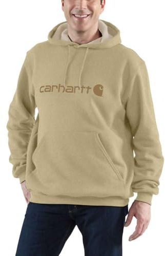 Carhartt Mittelschweres Sweatshirt mit Logo-Grafik und lockerer Passform Beach Heather M