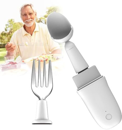 Parkinson's Spoon for Hand Tremors,Stable Spoon with Self-Stabilizing Smart Lifting Kit for Parkinson's Patients, for Disabled and Parkinson's or Tremor Sufferers