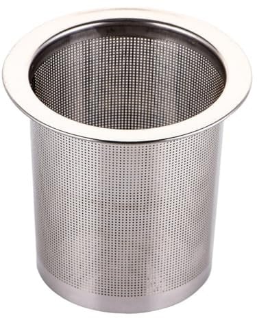 Homoyoyo Stainless Steel Tea Infuser Mesh, Mesh Tea Infuser Basket Tea Strainer Teapot Leaf Spice Tea Cup Filter for Teapots Mugs Loose Leaf Leaves Coffee and Seasoning Spices 7cm