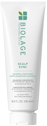 Biolage Scalp Sync Universal Conditioner - Nourishing & Hydrating for All Scalp Types, Lightweight Moisturizing & Conditioning, Fermented Tea Blend & Glycolic Acid, Vegan & Paraben-Free, 7.9 Fl Oz
