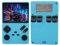 Elprico Console di Gioco Portatile retrò, Giocatore di Videogiochi Portatili a Schermo da 3,5 Pollici con Memoria da 256 GB per i Giochi da Viaggio (cielo blu)
