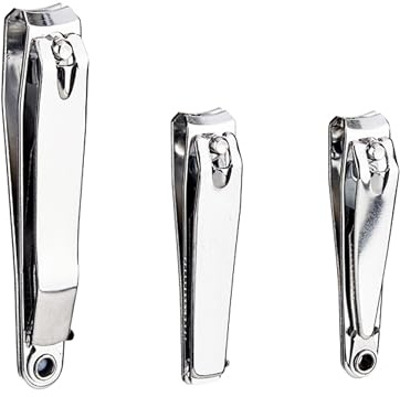 NAGELKNIPSER 3er Set mit Feile Fußnagelknipser Zehennagelknipser Nagelschneider Nagelzwicker Nagel Knipser Maniküre Pediküre 93