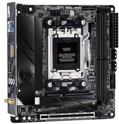 Placa Madre Placa Base Fit For ASROCK A620I Lightning WiFi Socket AM5 A620 DDR5 128 GB M.2 Mini-ITX Compatible con CPU Ryzen 5 7400F Ryzen 7 7700