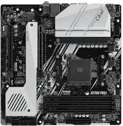 desktop motherboard Fit For ASRock X570 Ryzen 5 5500 CPU X570M Pro4 4xDDR4 M.2 NVME HDMI RGB USB MATX AM4 Mainboard
