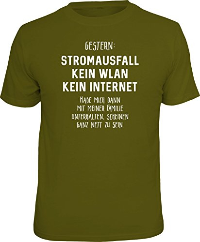 T-Shirt für den Teenager bei Stromausfall - Kein WLAN…