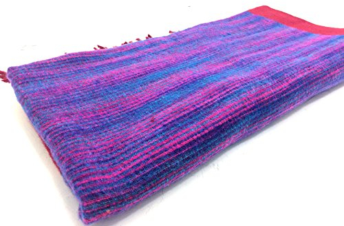 Terrapin Trading Ltd Ethical Tibetan Yak Wolle Schal Hippy Funky Festival Reise Blanket n370