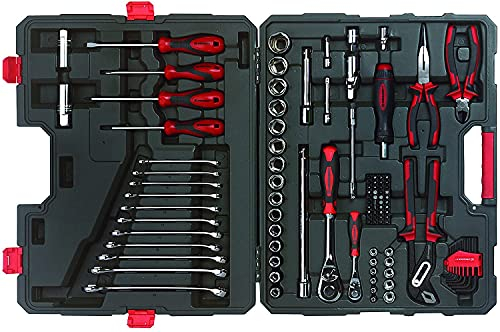 Crescent CTK110NEU2 Juego de Herramientas Métricas de 6 Puntos con Enchufes