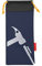 Zelt Peg Bag Camping Tragbare Zelt Stakes Bag Hammer Nagel Tasche Für Wandern Camping Zelt Hämmer Und Andere Zubehör(Blau)