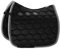 Eskadron Schabracke Glossy Wave mit doppel Kordel in vielen Farben, Größe:Dressur (DL), Farbe:Black