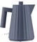 Alessi Plissé MDL06/1 G - Bouilloire Électrique Design, en Résine Thermoplastique, Fiche Européenne 2400W, 100cl, Gris