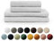 Blumtal Juego de 2 Toallas de Baño (70x140cm) + 2 Toallas de Manos (50x100cm) - Juego de Toallas Suaves y Absorebentes, 100% algodón, Certificado Oeko-Tex 100, Blanco