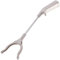 Cabilock Pinza da giardino in acciaio inox e plastica, 40 cm, pinza per la spazzatura manuale, 2 pezzi, multiuso