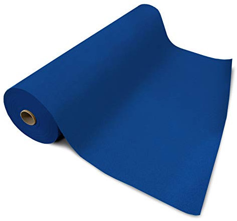 Messeteppich Sintra | Idealer Läufer Bodenbelag für Messe, Hochzeit & Events | Eventteppich in vielen Farben & Größen (100 x 1000 cm, Blau 0821)