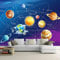 Benutzerdefinierte Wandbild Tapete 3D Planet Sonnensystem Fototapete Kinderzimmer Schlafzimmer Wandmalerei Wohnzimmer Tapeten-350 * 245cm