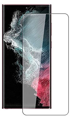 JIENI Verre Trempé pour Samsung Galaxy S22 Ultra 5G (6.80),[1 Pièces] Film Protection en Verre trempé Écran Protecteur Vitre - sans Bulles d'air -Ultra Résistant Dureté 9H - Anti Rayures