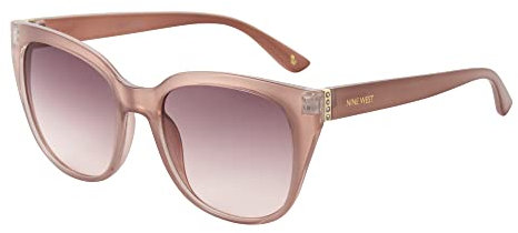 NINE WEST Shayna - Occhiali da sole da donna con occhio di gatto, Rosa, 52mm