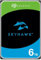 Seagate SkyHawk 6TB interne Festplatte HDD, Videoaufnahme bis zu 64 Kameras, 3.5 Zoll, 64 MB Cache, SATA 6GB/s, silber, FFP, inkl. 3 Jahre Rescue Service, Modellnr.: ST6000VX009