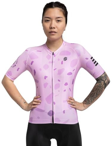 SIROKO - Radtrikot für Damen M2 Bloomer - S - Lavendel