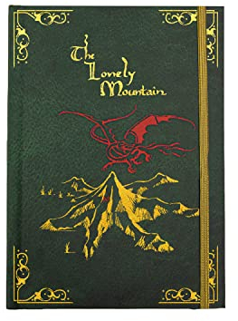 Cinereplicas Seigneur des Anneaux - Carnet Le Hobbit couverture rigide et Carte amovible incluse 160 pages 14.5 * 21cm - Licence Officielle