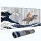 Mieshek Tapis de Souris drôle de Chat Dinosaure, Grand Tapis de Souris de Jeu épais et coloré avec Bord Cousu, Accessoires de Bureau d'ordinateur, Base antidérapante, Tapis de Clavier 800 x 400 x 4 m
