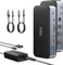 Docking Station DisplayLink Station d'accueil USB C Dual Monitor pour MacBook M1/M2, 15 en 1 Dock USB C 2 HDMI 2 Displayport, 2.5G Ethernet, PD 120W, USB C 3.1, USB 3.1/3.0/2.0, SD/Micro SD, Audio