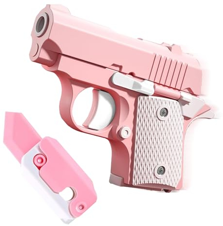 Pistola Juguete,Fidget Toys Adultos,Blaster Pistola Balas Goma Espuma,Fidget Toy,Fidget Toys Antistress,Juguete para el Estrés,para Aliviar el TDAH, Ansiedad, Amigos