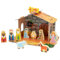 WOOMAX Krippe aus Holz für Kinder, magnetisch, 11 magnetische Teile für den Kühlschrank, 2 in 1, Geburt Weihnachten, Krippe, Heilige Könige, für Kinder ab 3 Jahren, Weihnachtsdekoration (47693)