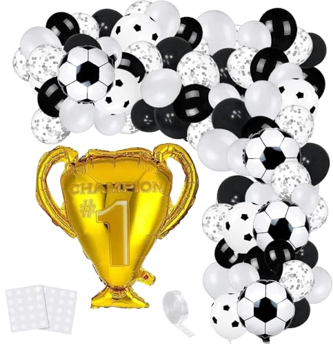 Football Party Decorations, 107 Pcs Soccer Balloon Arch Garland, Football Birthday Party Decorations, Football Balloon Set, Children's Birthday Party Decorations