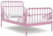 THOYTOUI Ausziehbett, Betten Bettsystem Polsterbett Metallbett Geeignet für Schlafzimmer Gästezimmer Mehrbettzimmer Hotel Rosa Metall 80x130/200 cm
