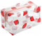 AORHOFJ Trousse de Toilette Transparente pour Femme en PVC avec Fermeture éclair et poignée, Sac cosmétique, Fraises - Rond, Trousse de Toilette Femme Voyage,kit Voyage,Trousse de Toilette