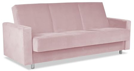 Family Meble Couch, Modell Alicja, Sofa mit Schlaffunktion, Schlafcouch, Schlafsofa mit Bettkasten, Lounge Sofa, Bequem zum Entspannen, Elegantes Design, Für Wohnzimmer, Schlafzimmer, TR 19