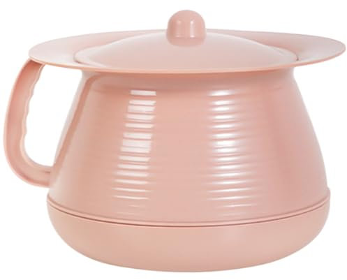 NIDONE Pot de Chambre 1,5 L SPITON UNAL Portable avec LIDE ET