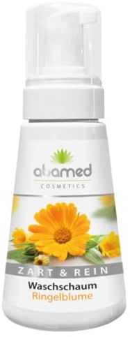 abamed Waschschaum Ringelblume 250 ml | Hand‑ & Körperreinigung mit Calendula & Rückfettkomponente pH-hautneutral